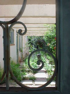 Zion Gate, leading to the kitchen garden