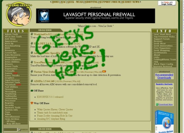 Geeks were here!